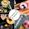 2Pcs Double-Headed Stainless Steel Fruit Baller Spoon - Multi-Function Melon Scoop & Carving Tool for Fruit Platter & Salad Prep