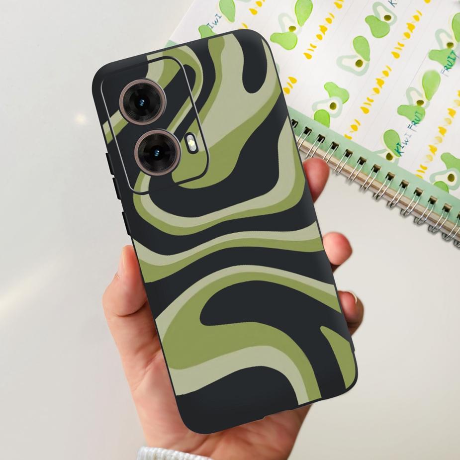 For Motorola Moto G85 Case New Fashion Painted Cover 6.67'' Soft Silicone Phone Case For Moto G85 G 85 MotoG85 Back Cover Bumper