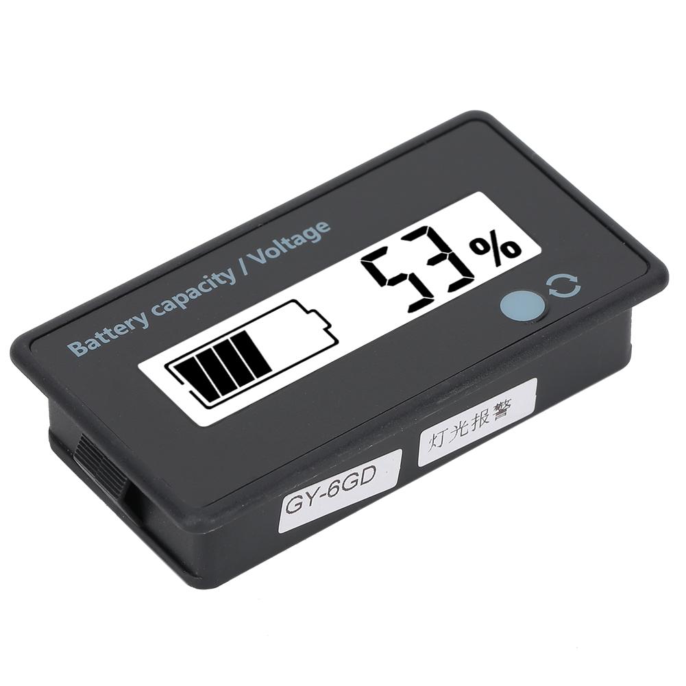 GY 6GD PCB HTN Battery Capacity Monitor Indicator LCD Display with Flashing Alarm 12 84V