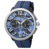 TENDENCE GULLIVER Round CAMO Watch Quartz 5 ATM Water Mineral Blue Stainless Resin Men's (TY046023-BU), Movement, Resistance, Glass, Dial,