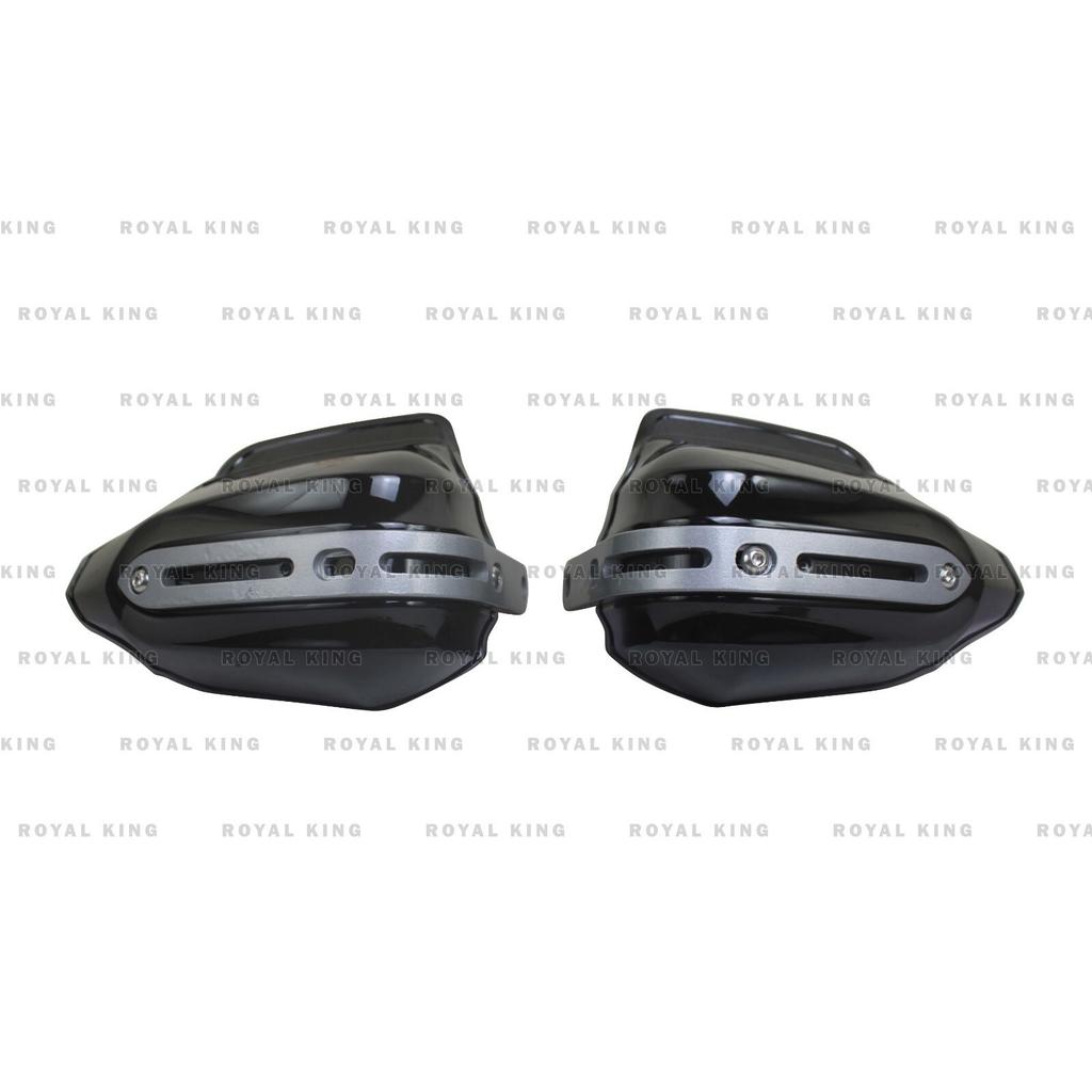 Fit For Universal Motorcycle Gloss "Black Hand Guard With Aluminum Support"