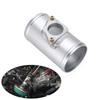 Silver Metal Airflow Sensor Adapter for Intake Manifold