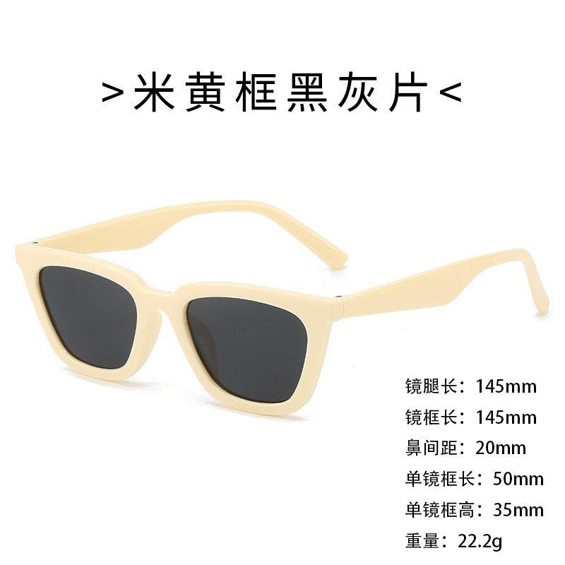 Foreign Trade Retro Triangular Small Frame Cat Eye Sunglasses Sunglasses Shading Women'S Sunglasses