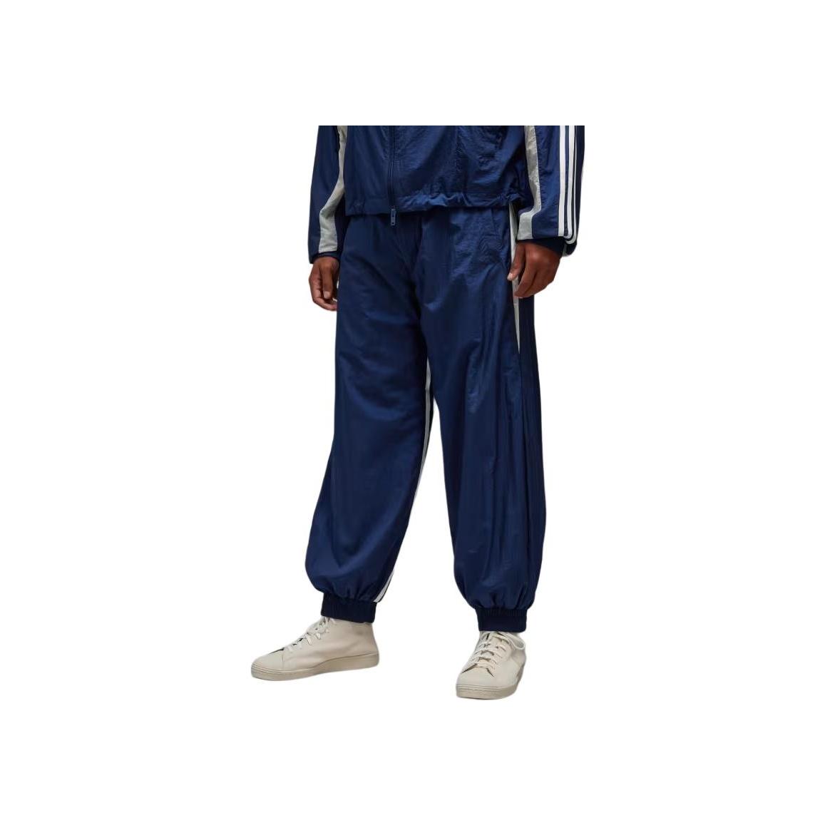Y-3 3 Stripes Nylon Pants Blue Men Bottoms JM7789 XS