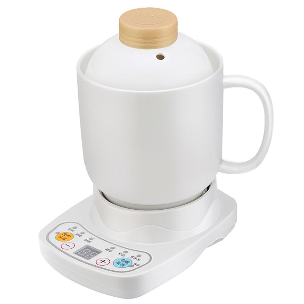 

Mini Electric Warm Thermal Kettle Ceramics Water Heating Cup for Dormitory US Plug 0.6l