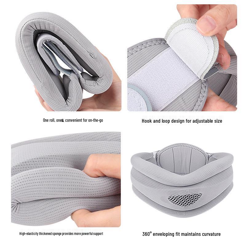 Adjustable Breathable Neck Support Scarf for Office and Home Use