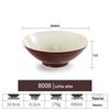 Net Celebrity Melamine Ramen Bowl: Two-Tone Creative Design, Large, Ideal for Mala Tang and Rice Noodles