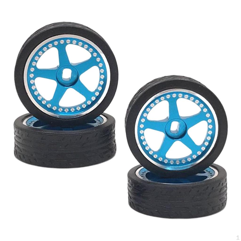 RC Wheel Hub Replacement Universal 4 Pieces for DIY Accessory