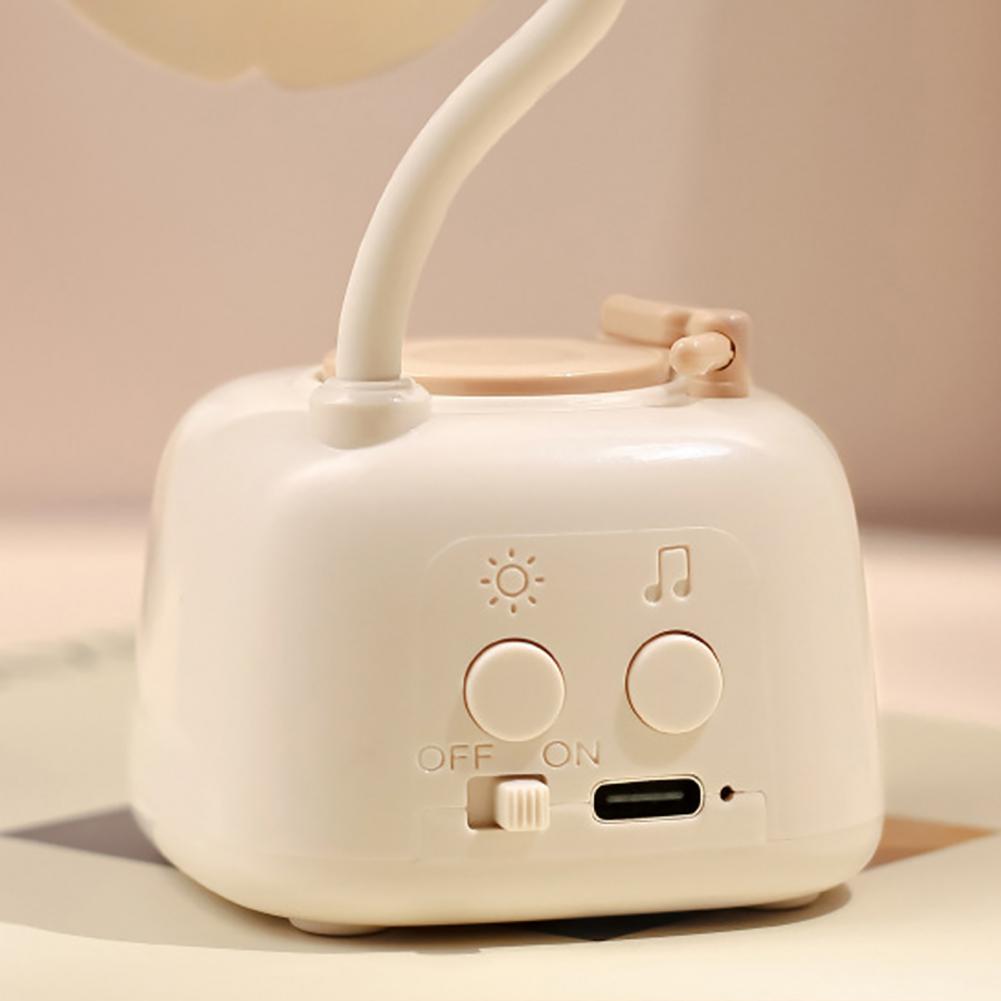 Vintage Lamp Cute Night Light Decor with Music Box for Living Room Bedroom