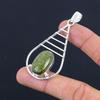 Halloween Deal Oval Gogunjula Gemstone Mother Bezel Pendant 925 Sterling Silver