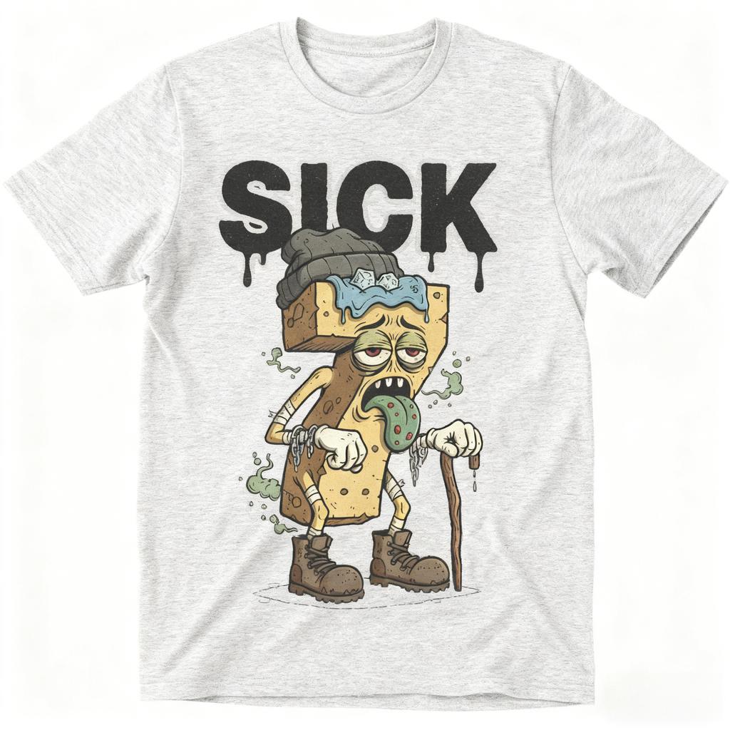 Sick Seven 67 Halloween Shirt Costume Fun Wordplay Design T-Shirt Trend Round Neck Short Sleeve Unisex Fashion Loose T-Shirt