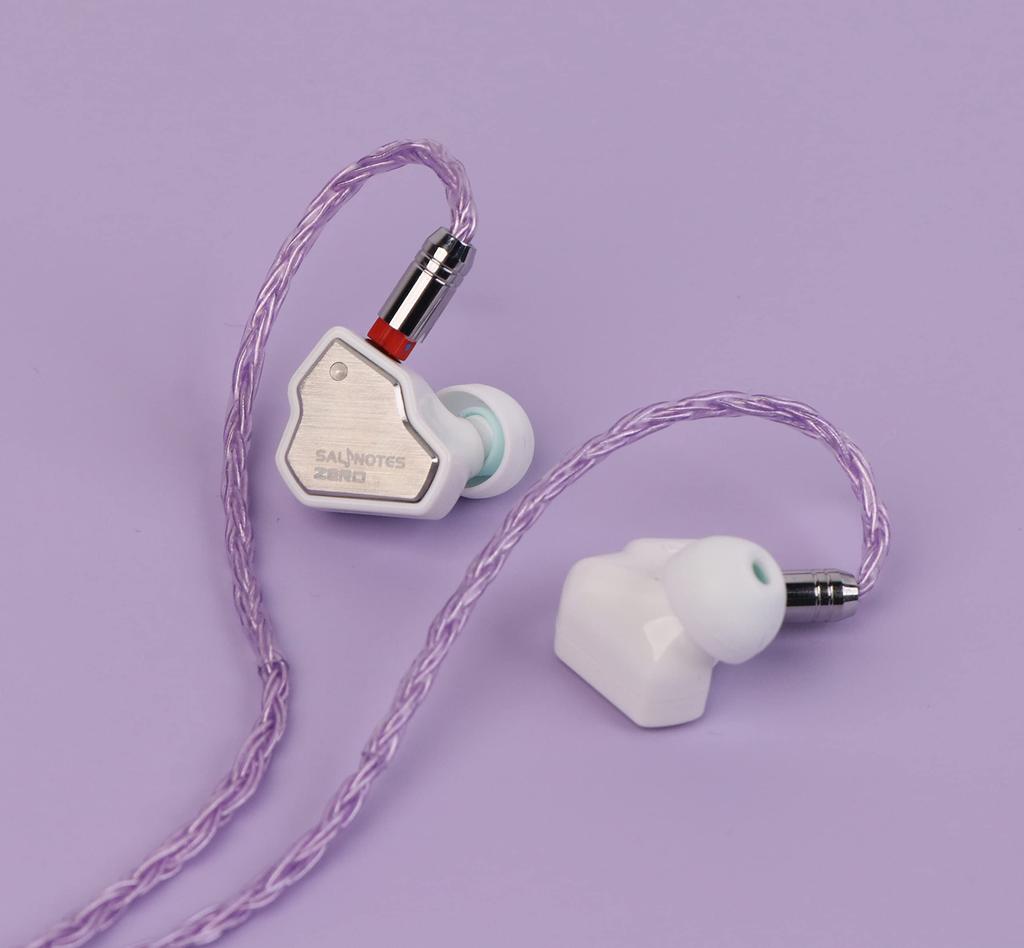 Tripowin Zonie 16 Core Silver Plated Kabel SPCHIFI Upgrade sluchátek a (4,4 mm-0,78 mm2pinový, levandulová)