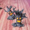 Gruseliger Baum, gruseliger Horror-Baum, Gesicht, Rinde, Dämonenfigur, Tischdekoration, für drinnen und draußen, Halloween-Dekoration für Partys, Spuk