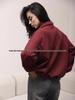 Women's Hip Hop Chic Printed Slimming Lapel Zipper Hoodie