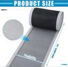 Linear Shower Drain Hair Catcher Adhesive Cutable Mesh Shower Drain Cover Stickers for Kitchen Bathtub