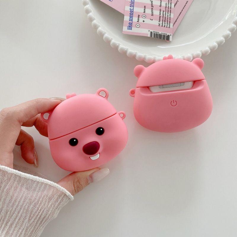 Generation and Third Generation Airpodspro Wireless Bluetooth Earbuds Case 3 Generation 4 Generation 5 Generation Silicone Drop-Resistant Loopy Cute