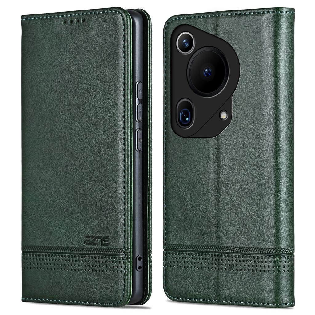 AZNS For Huawei Pura 70 Ultra Case PU Leather Magnetic Closure Shockproof Flip Phone Cover