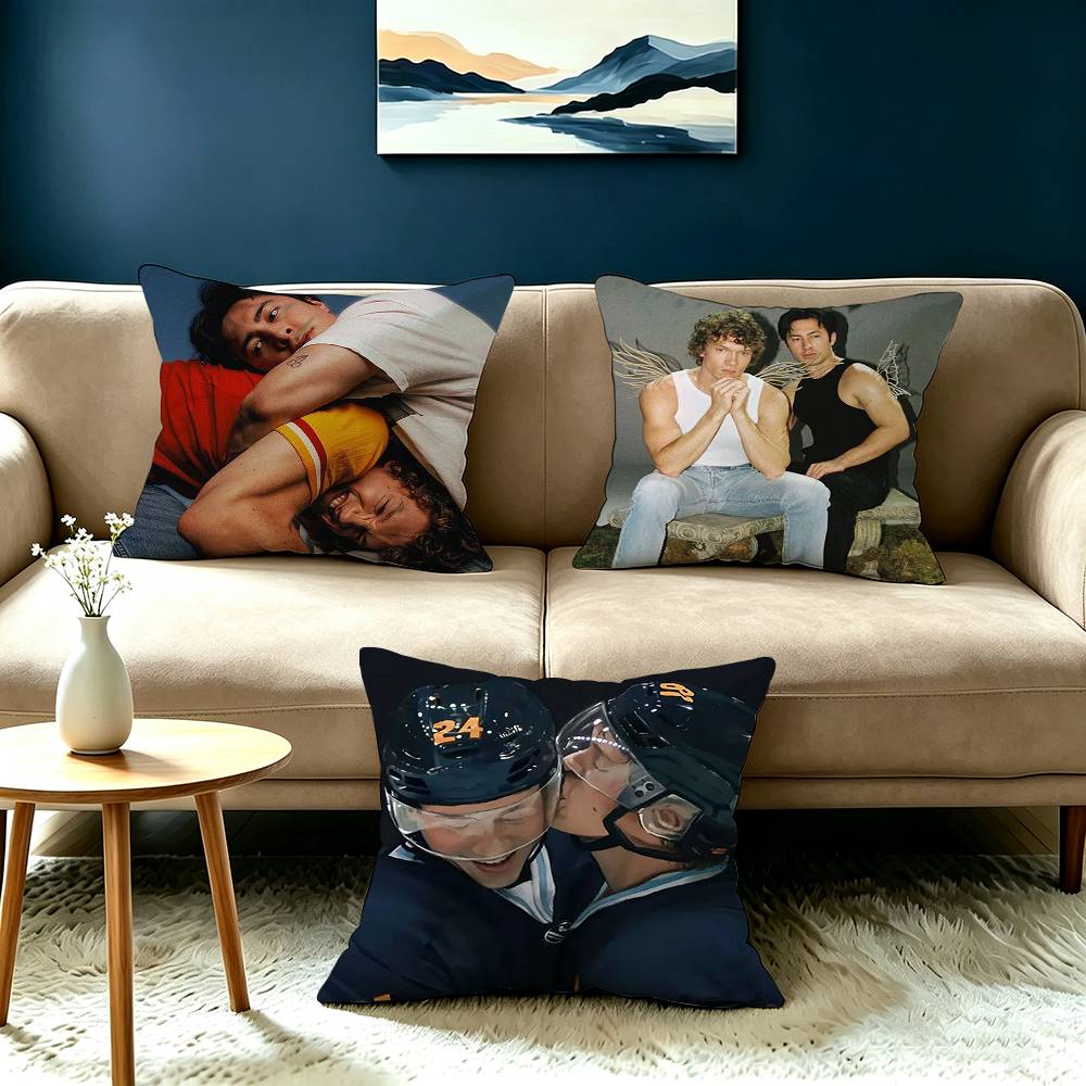 Heated Rivalry Shane Hollander IIlya Rozanovs Square DoubleSided printed Pillow Case Bedroom Bedside Pillow Sofa Cushion Cover