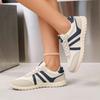 Women's Color Block Retro Casual Low Top Athletic Shoes for Everyday Wear