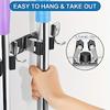 1pc  Space-Saving Stainless Steel Wall Rack with 5 Non-Slip Hooks - Perfect Organizer for Home, Garage, & More