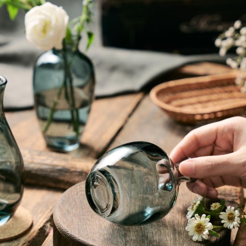 3psc Simple Creative Small Vase Set Water-conditioned Flower Arrangement Household Living Room Desktop Decoration