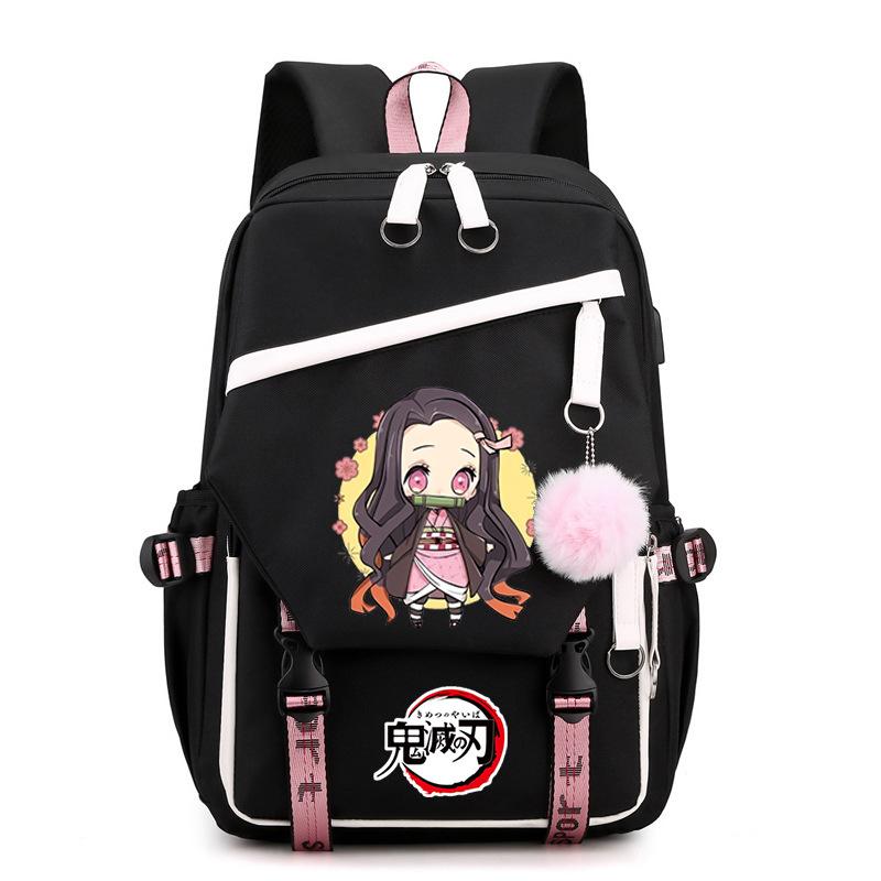 Ghost Annihilation Blade Peripheral Trend Backpack Large Capacity Waterproof Student Versatile School Bag