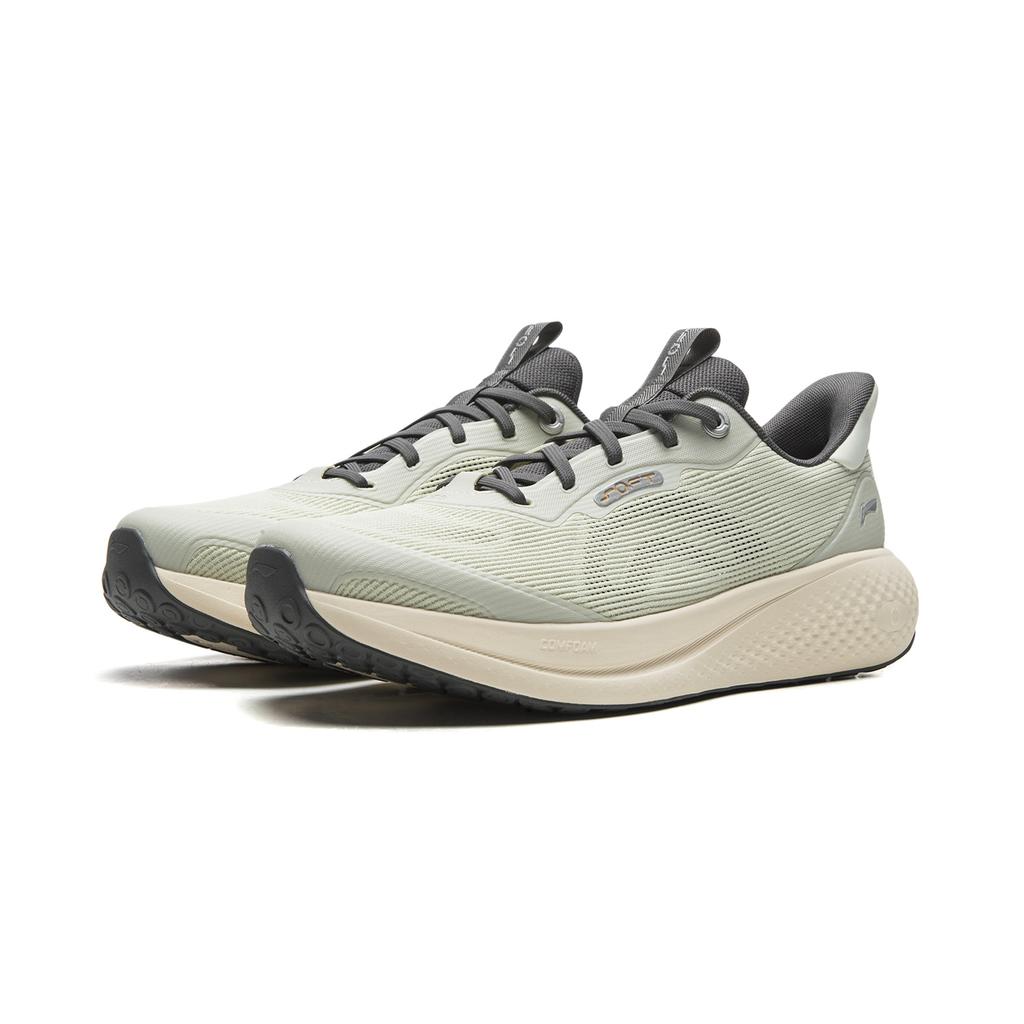 Li Ning SOFT GO 3 V2 Casual Shoes Men's Low Top Pale Greenish White Jade AGLW027-1
