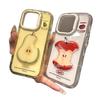 Three Dimensional Apple Pear Core Three In One Colorful Suitable for Apple 16 15 Iphone13 XR  Huawei Mobile Phone Case
