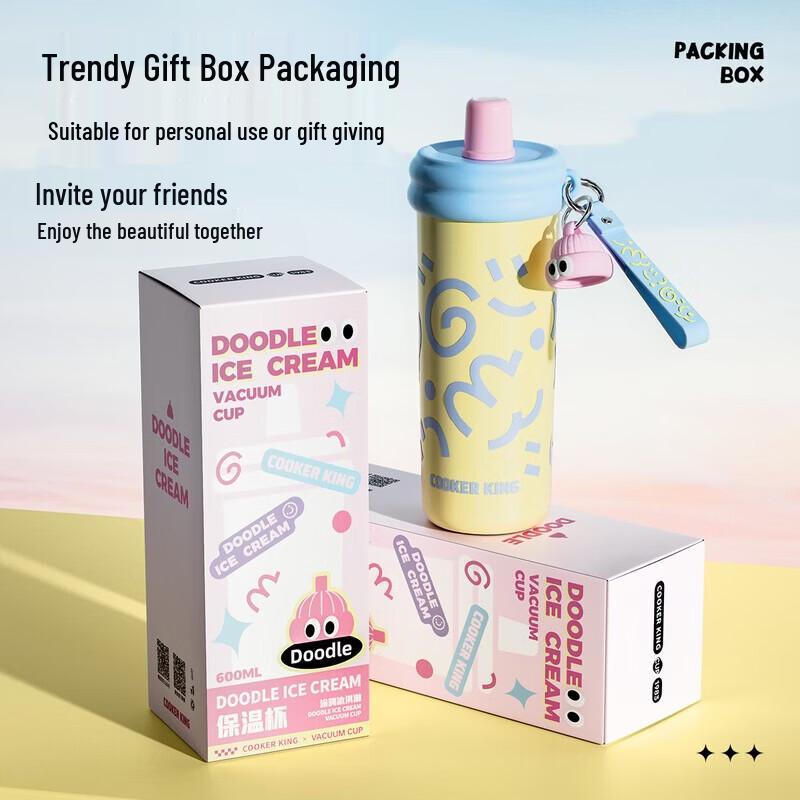 COOKER KING Graffiti Ice Cream Thermos Bottle