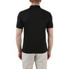Emporio Armani Ss22 Solid Color Logo Patch Loose Casual Short Sleeve Polo Shirt Men Polo Shirts Black 3L1FAL-1JUVZ-0999
