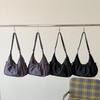Korean Style Artistic Polka Dot Drawstring Pleated One-Shoulder Crossbody Bag for Women - Large Capacity, Portable, and Perfect for Commutes.