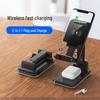 Foldable 2-in-1 Desktop Phone Holder & 15W Wireless Fast Charger