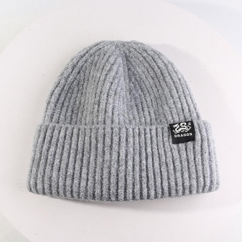 All match Warm Wool Hat Outdoor Cold Protection Ear Protection Cold Hat Showing Face Small Knitted Hat Pullover Cold Hat