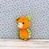 Shinada Drop Bear Plush Toy (with Ball Chain) Orange