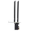 WiFi 6 PCIe Card Desktop Wireless Network Adapter Support for Windows 10 11 OFDMA MU MIMO 2.4G 5G Dual Band 8dBi