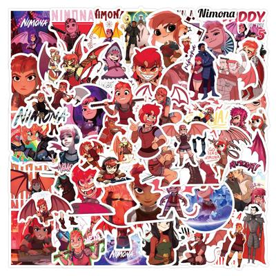 60 Neue Cartoon Nimona Graffiti Aufkleber Personalisierte Dekorative Gitarre Notizbuch Koffer Wasserdichte Aufkleber