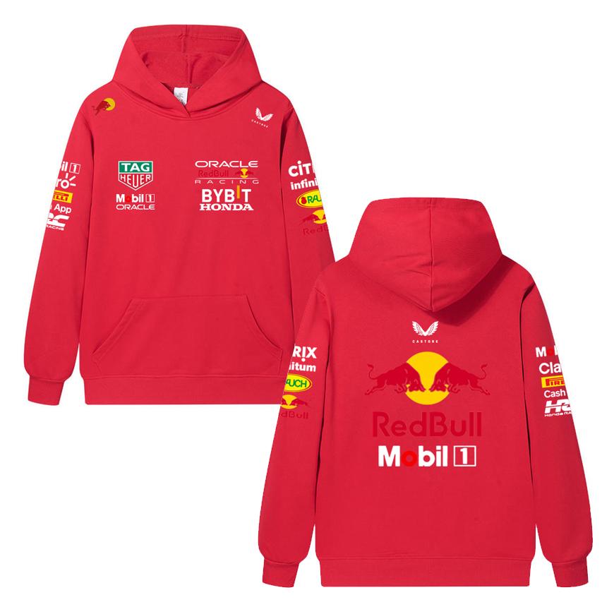F1 Rennanzug, Red Bull Verstappen Team Uniform, Frühjahrs- und Herbst-Hoodie