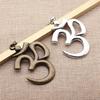 Om Lotus Charms Sports Pendants For Spiritual Yoga Themed Jewelry