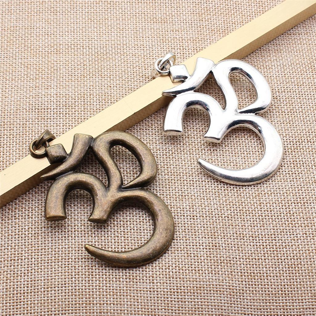 Om Lotus Charms Sports Pendants For Spiritual Yoga Themed Jewelry