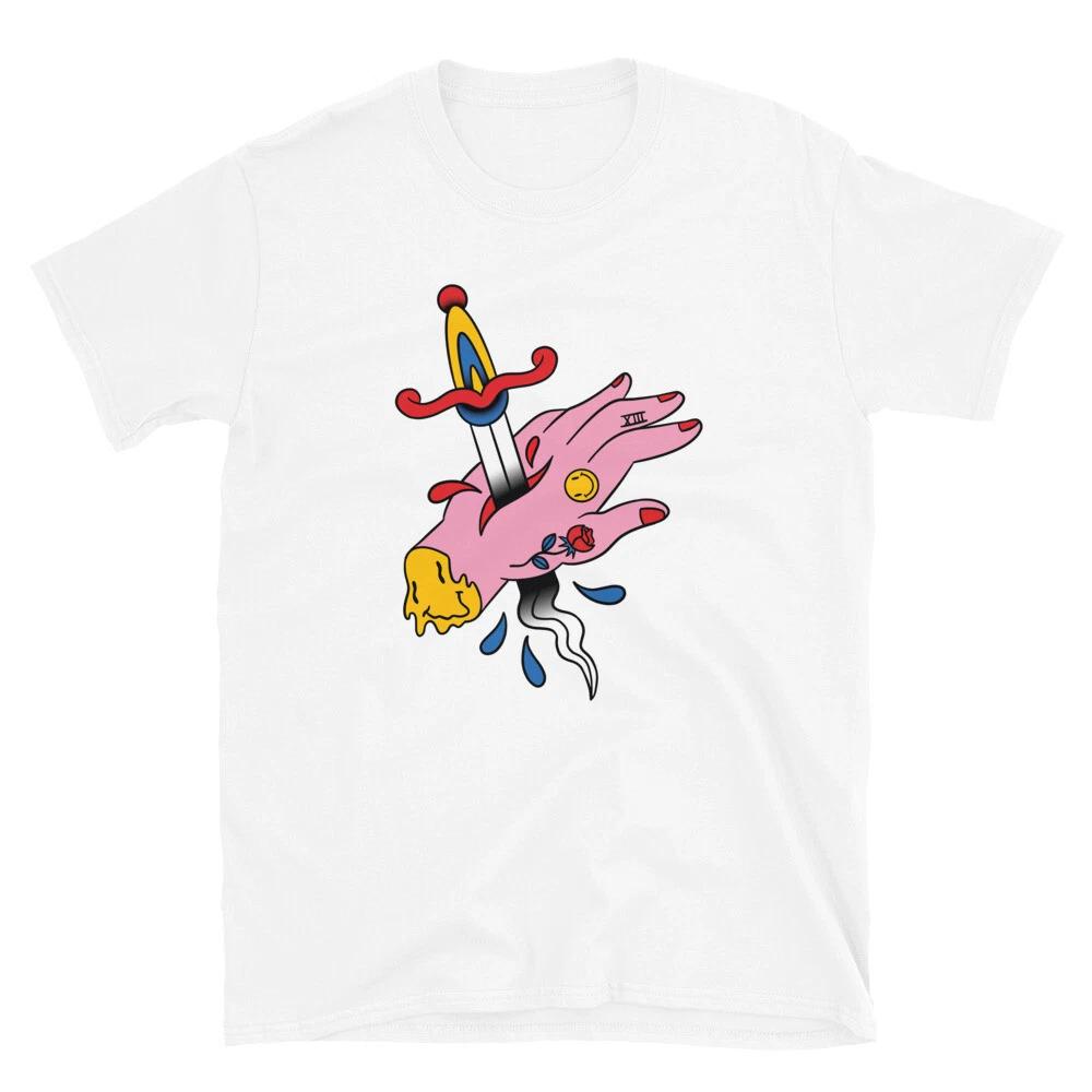 Knife Through Hand Psychedelic Mind Altering T-Shirt XL