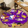 Kulatá rohožka se vzorem NBA, Vnitřní/Venkovní podložka, na piknik, do herny, ložnice, kanceláře, obývacího pokoje, Koberec pro domácí dekoraci, Dárek k narozeninám