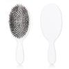 Natural Boar Bristle Hair Brush Professional Scalp Massage Comb for Detangling & Hair Straightening, Barber Quality Accessories