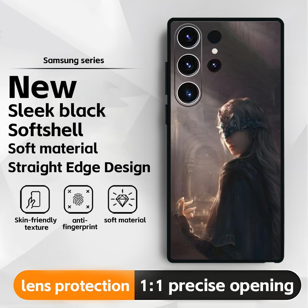 Classic Game DARK SOULS  Phone Case For Samsung Galaxy S26 S25 S24 S23 S22 S21 Plus Ultra Note20 Soft Black
