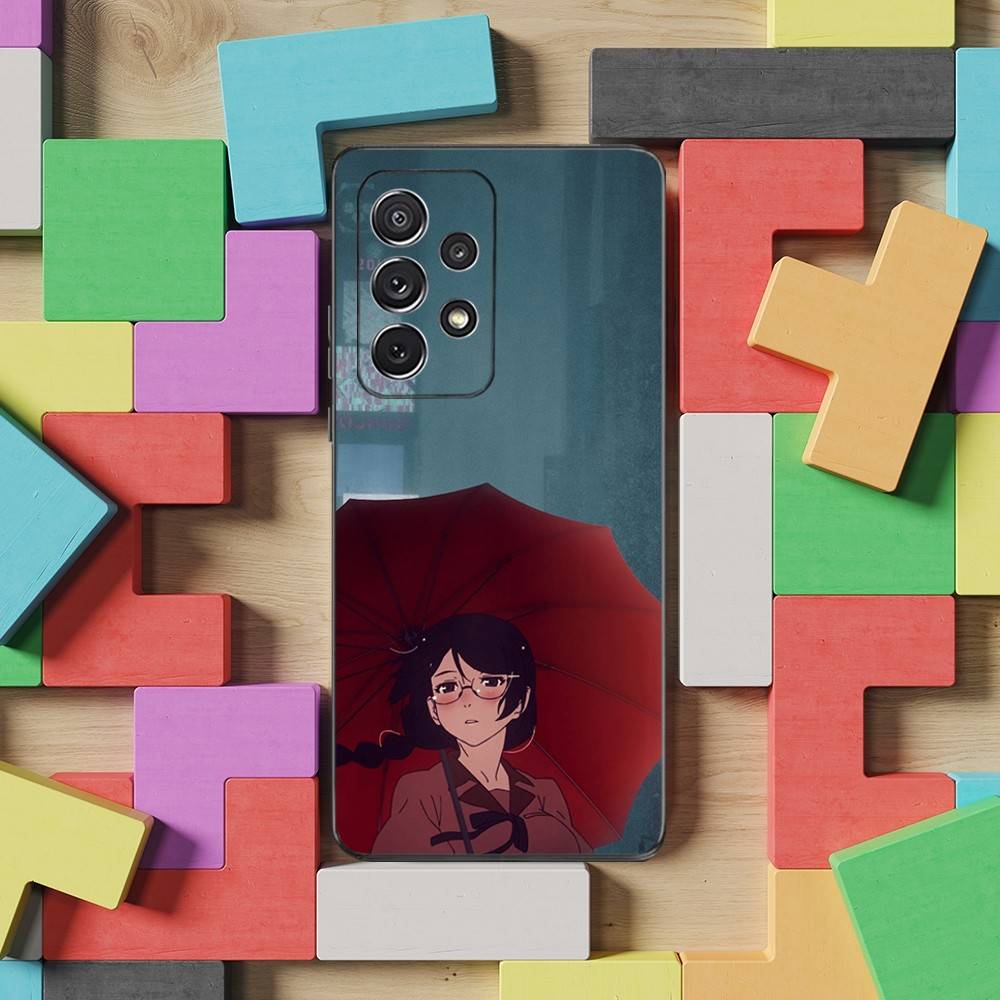 Comics M-Monogatari Series Phone Case For Samsung S25,S24,S23,S22,S21,S20,S10,Ultra,Plus,Lite,FE,Soft Silicone Black Cover