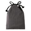 Shingen Drawstring Sashiko Goshuincho with Inner Sashiko Plain [Edo Ten] Bag, Bag, 100% Cotton, Fabric, Bag, Pocket, Men's & Women's, Gray,
