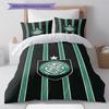 Set Biancheria da Letto con Motivo Logo Celtic FC Copripiumino Federa Decorazione per la Casa Regalo (1 * copripiumino + 2 * federa, senza nucleo)