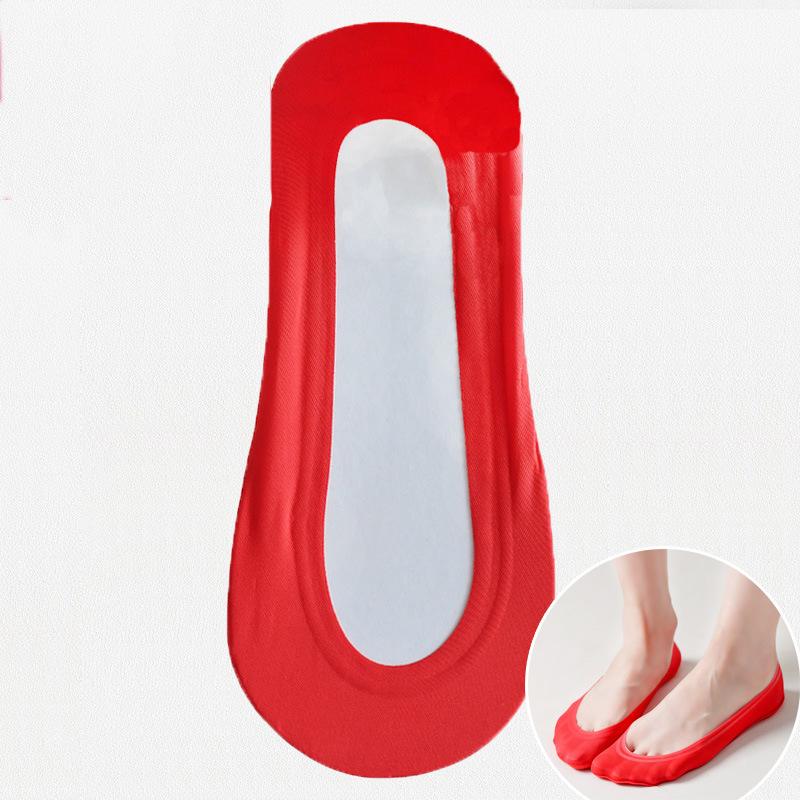 Wedding Double Happiness Red Socks: Non-Slip High Heel Socks for Brides, Groom Ankle Socks, Mid-Calf Unisex Pair