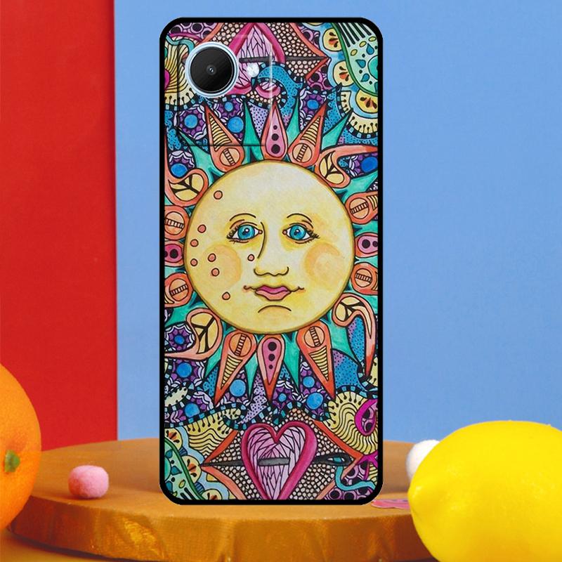 Indie Hippie Art For Realme C75 C71 C55 C53 C67 C61 C33 C63 C51 10 11 12 13 14 15 Pro Plus C65 GT7 Pro Case