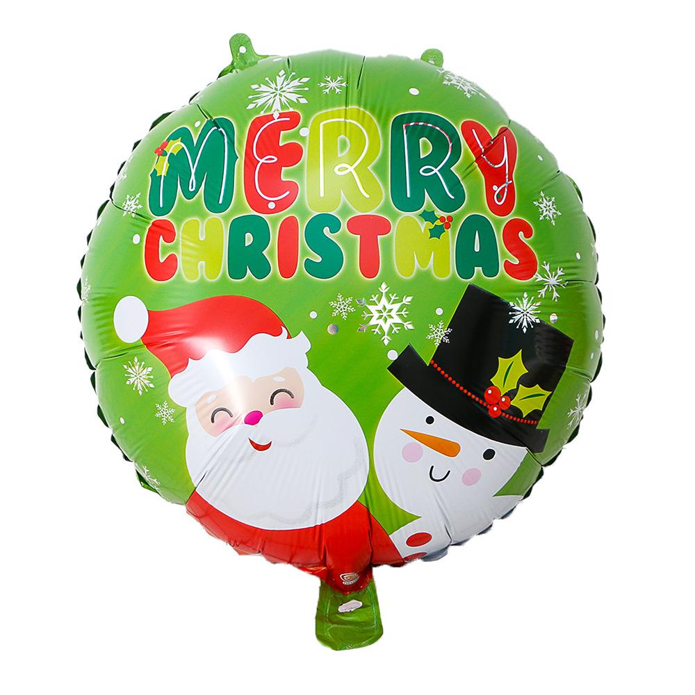 Christmas Decor Set: Snowman, Santa, Snowflake & Tree Balloons