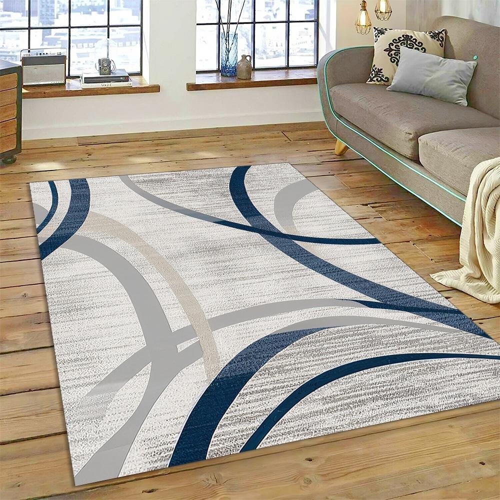 2025 New Style Bohemian Abstract Fashion Modern Art Carpet Rug for Living Room Bedroom Home Sofa Decoration,Non-slip Floor Mat